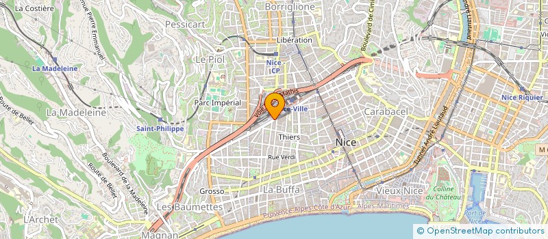 localisation de l'entreprise A&H CHANNELS à NICE