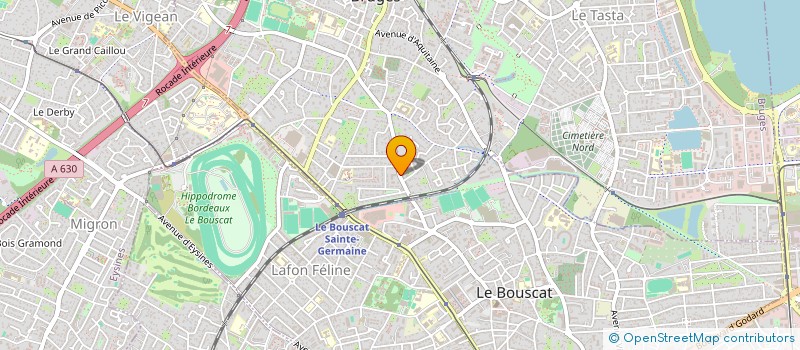 localisation de l'entreprise A.H CLAOUEY  BRUGES