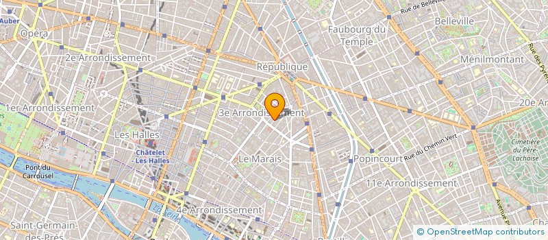 localisation de l'entreprise A.H. CONSULTANT à PARIS