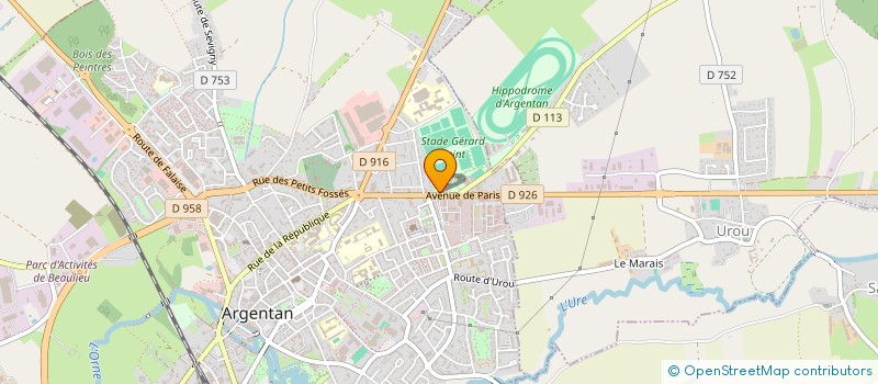localisation de l'entreprise A.H.DISCOTHEQUE à GOUFFERN EN AUGE