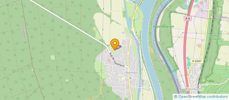 localisation de l'entreprise A.H FONDERIE  KEMBS