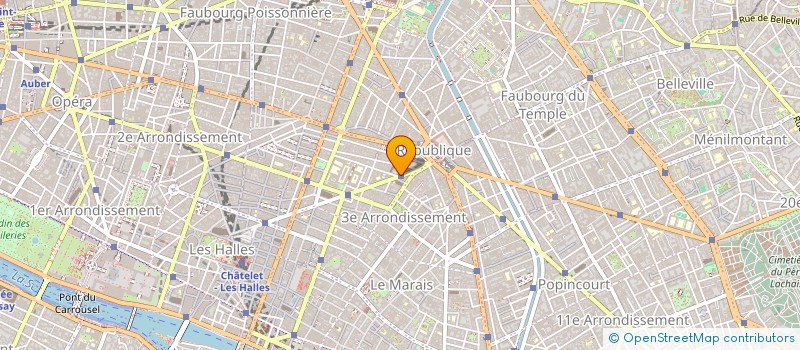 localisation de l'entreprise A&H FOOD  PARIS