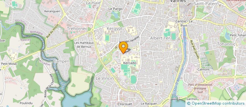 localisation de l'entreprise A.H.G. GROUPE 2 à VANNES