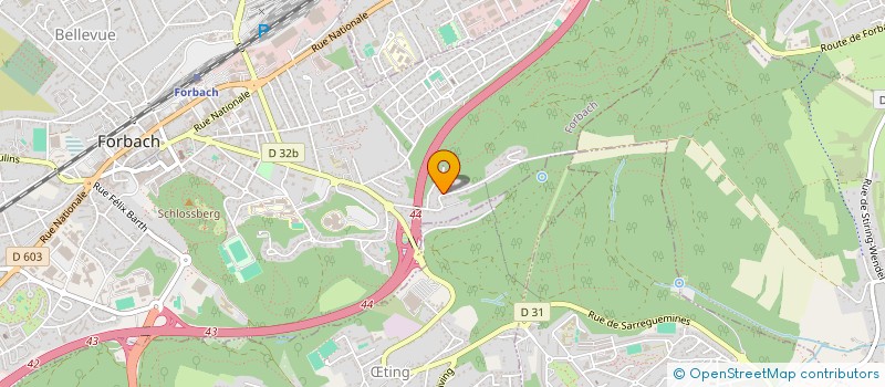 localisation de l'entreprise A.H GROUPE à FORBACH