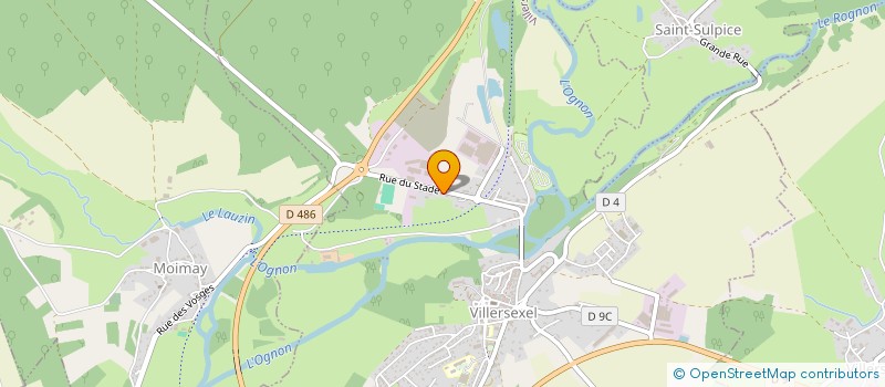 localisation de l'entreprise A H IMMO à VILLERSEXEL