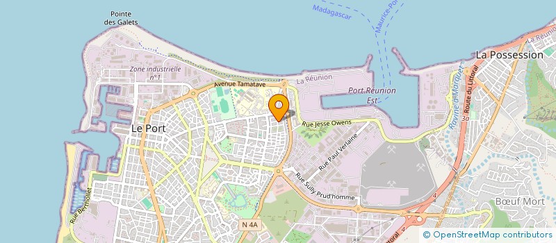 localisation de l'entreprise A H LOCATION à LE PORT