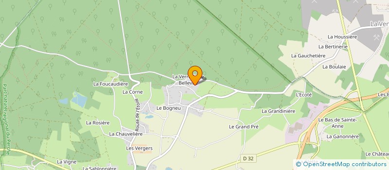 localisation de l'entreprise A.H.M.C. à TOUROUVRE AU PERCHE