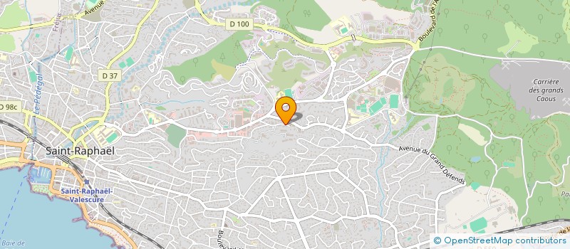 localisation de l'entreprise A H NETTOYAGE  SAINT-RAPHAEL