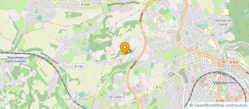 localisation de l'entreprise A H P INGENIERIE SARL à SAINT-CASSIEN