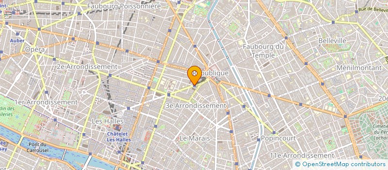 localisation de l'entreprise A&H RESTO LAB  PARIS