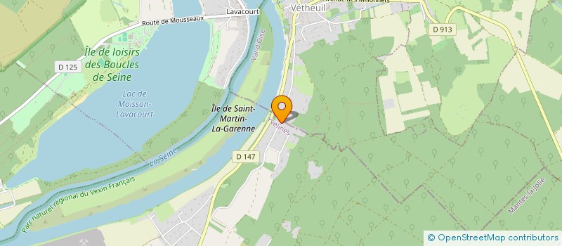 localisation de l'entreprise A.H.S.M.S.  SAINT-MARTIN-LA-GARENNE