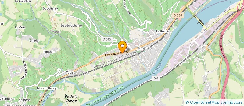 localisation de l'entreprise A.HERARD PRESTATIONS à AMPUIS