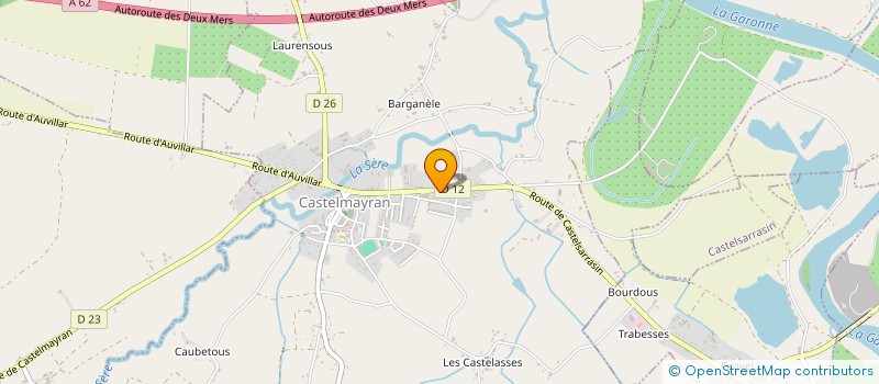 localisation de l'entreprise A.HL.  CASTELMAYRAN