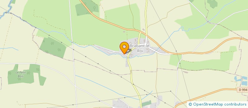 localisation de l'entreprise A HORIOT à BRABANT-LE-ROI