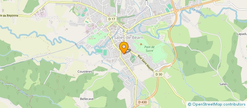 localisation de l'entreprise A HUEC ! à SALIES-DE-BEARN