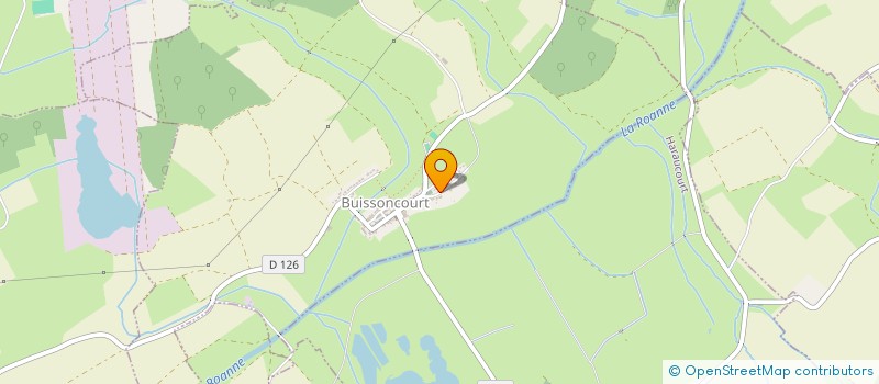localisation de l'entreprise A. HURSTEL PAYSAGE  BUISSONCOURT
