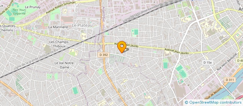 localisation de l'entreprise A.I.A.L. CLOISONS SASU à ARGENTEUIL