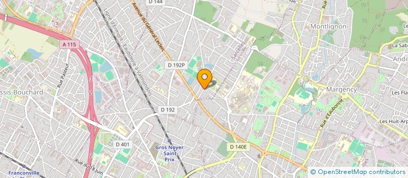 localisation de l'entreprise A.I.C MANAGEMENT à SAINT-PRIX