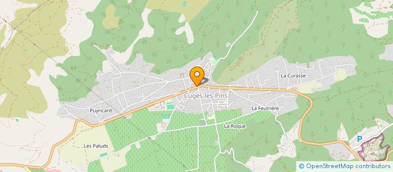 localisation de l'entreprise A.I.D.  CUGES-LES-PINS