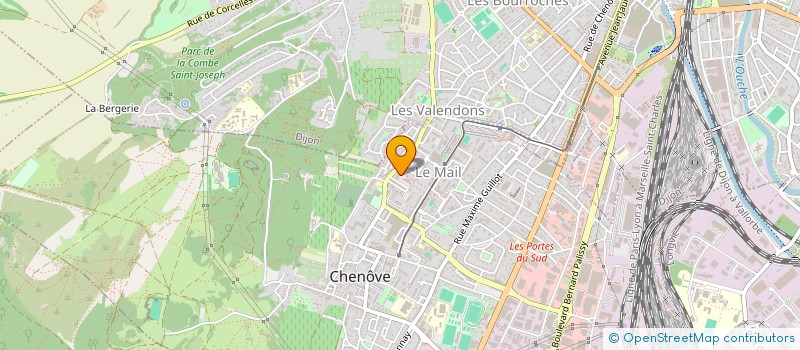 localisation de l'entreprise A.I.D. AUDIT  CHENOVE