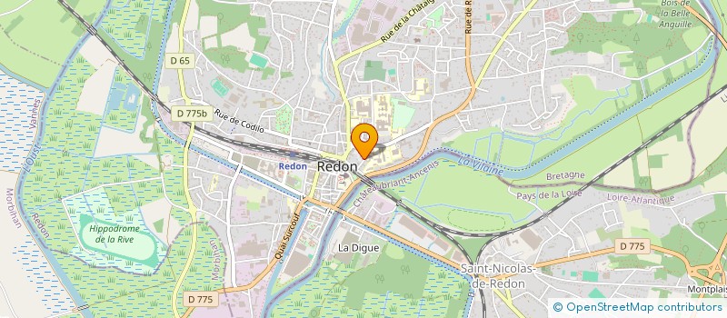 localisation de l'entreprise A.I.D.E. EMPLOI SERVICES  REDON