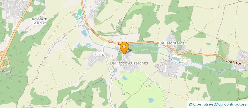 localisation de l'entreprise A.I.D INFORMATIQUE  LE PLESSIS-LUZARCHES