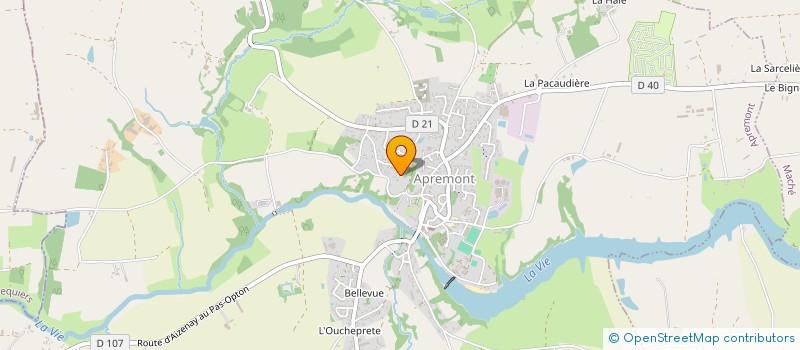 localisation de l'entreprise A.I.D.S ARTIFICIELLE INTELLIGENCE DOMOTIQUE SERVICE  APREMONT