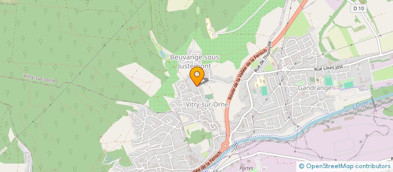 localisation de l'entreprise A I F  CLOUANGE