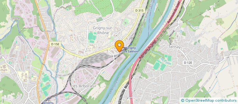 localisation de l'entreprise A I F CREATIONS  GRIGNY