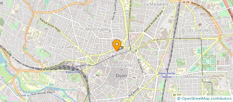 localisation de l'entreprise A.I FERMETURES à DIJON