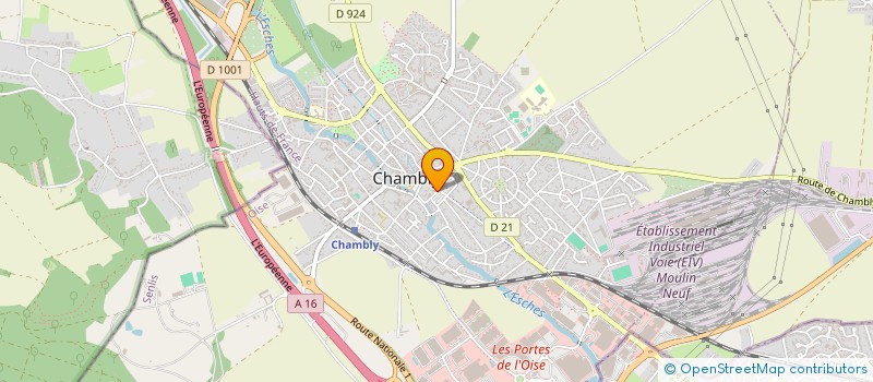 localisation de l'entreprise A.I.G  CHAMBLY