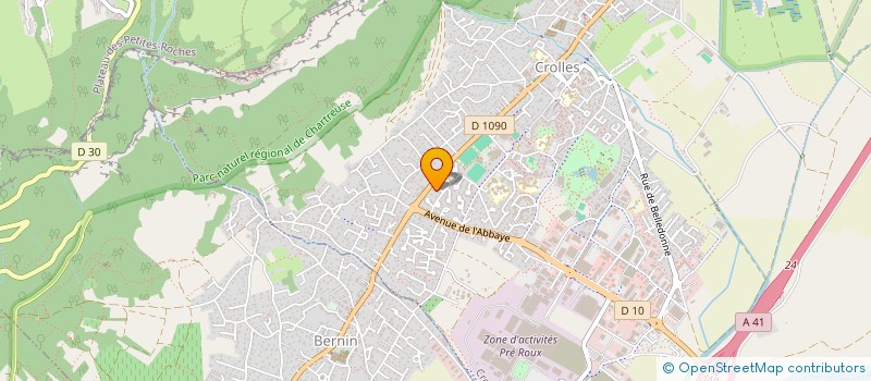 localisation de l'entreprise A.I.I.C AUTO INFORMAT INDUST CONSEILS à CROLLES