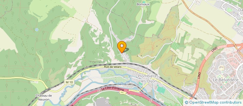 localisation de l'entreprise A.I IMMOBILIER  PLOMBIERES-LES-DIJON