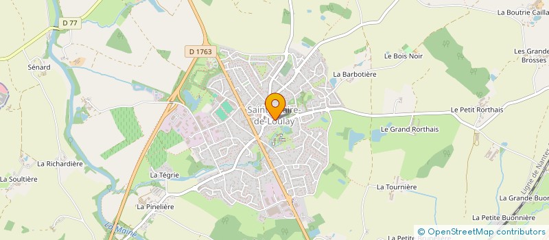 localisation de l'entreprise A.I.J. à MONTAIGU-VENDEE