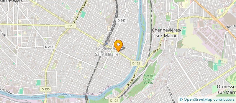 localisation de l'entreprise A.I.J  DIFFUSION  SAINT-MAUR-DES-FOSSES