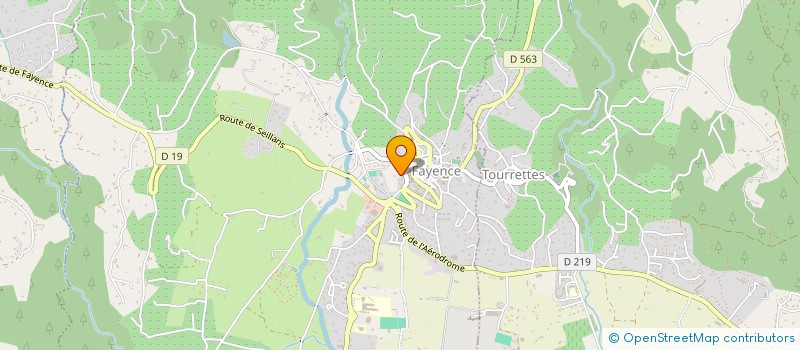 localisation de l'entreprise A I L I A  FAYENCE