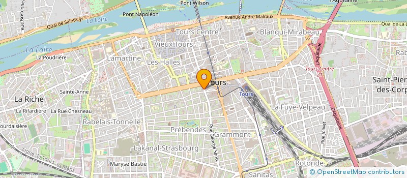 localisation de l'entreprise A.I.M. TRANSACTIONS  TOURS
