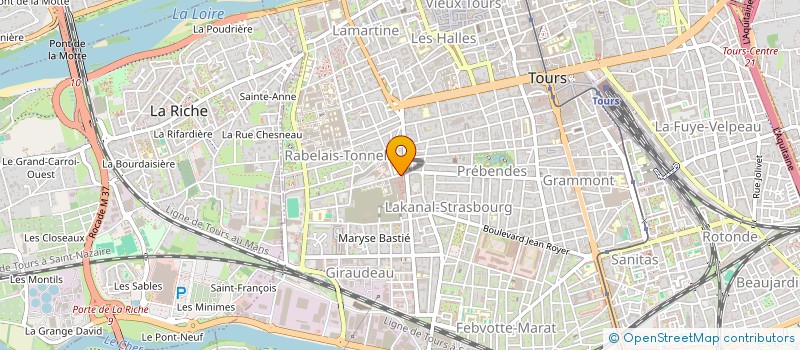 localisation de l'entreprise A I P S à TOURS
