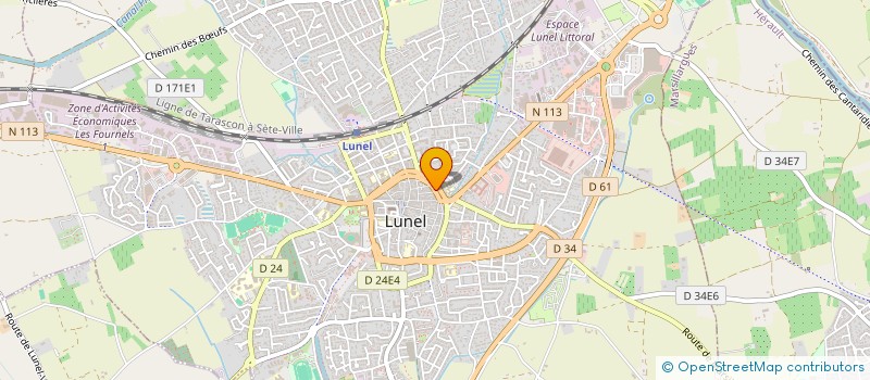 localisation de l'entreprise A I P S E LANGUEDOC ROUSSILLON à LUNEL
