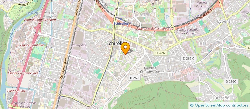 localisation de l'entreprise A.I PRO  ECHIROLLES