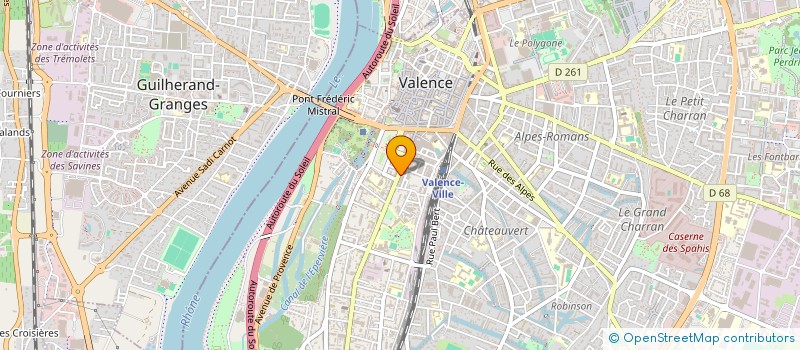 localisation de l'entreprise A.I.R. 5  VALENCE