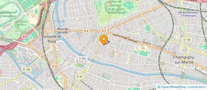 localisation de l'entreprise A.I.R.A TRANSPORT ET LOGISTIQUE à CHAMPIGNY-SUR-MARNE