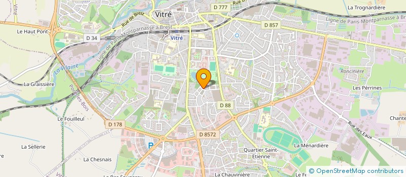 localisation de l'entreprise A.I.R. AIDE INSPIRE REVE  VITRE