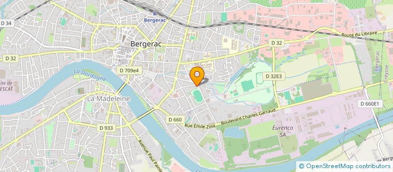 localisation de l'entreprise A.I.R.E ENERGIE à BERGERAC