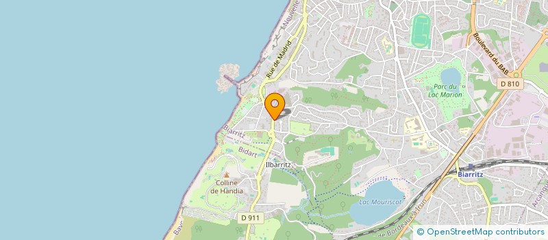 localisation de l'entreprise A.I.R.O. à BIARRITZ