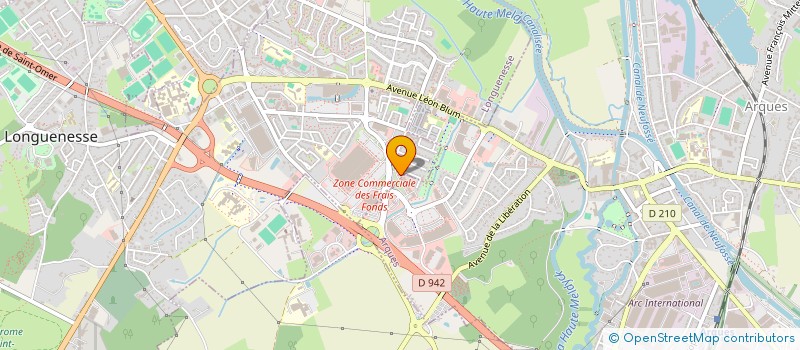 localisation de l'entreprise A.I.S. DEVELOPPEMENT  LONGUENESSE