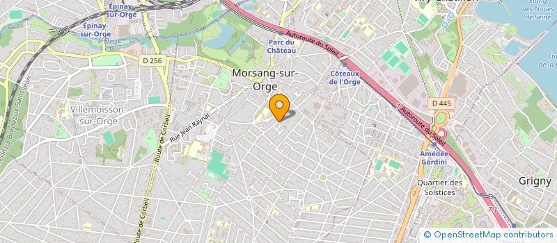 localisation de l'entreprise A I S M EURL  MORSANG-SUR-ORGE