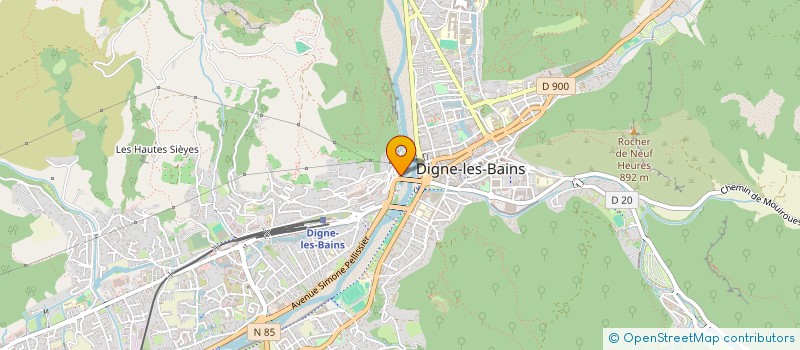 localisation de l'entreprise A I S M T 04 à DIGNE-LES-BAINS