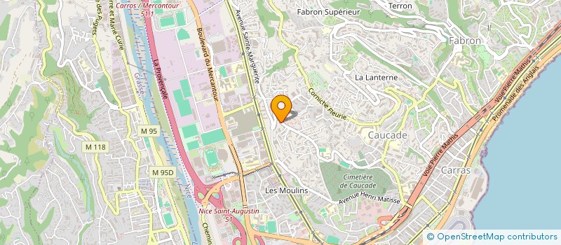 localisation de l'entreprise A.I.S.P à FREJUS