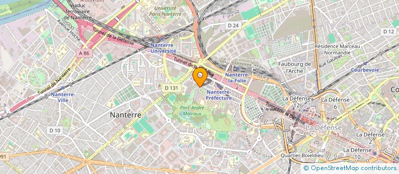 localisation de l'entreprise A.I.S. PROTECT à NANTERRE